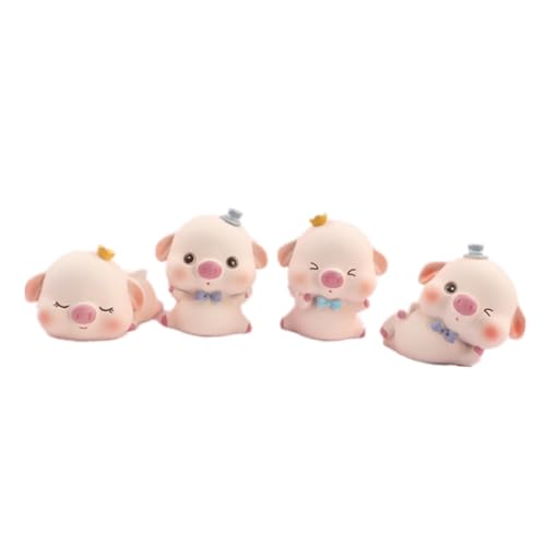 TOYANDONA 4 Stück Schweineschmuck Cupcake Topper Mini-kuchen Dekoration Ornament Sparschwein Für Erwachsene Kürbisse Geburtstag Kuchen Zahnstocher Spielzeugtiere Bank Harz Rosa TOYANDONA 4 Stück Schweineschmuck Cupcake Topper Mini-kuchen Dekoration Ornament Sparschwein Für Erwachsene Kürbisse Geburtstag Kuchen Zahnstocher Spielzeugtiere Bank Harz Rosa von TOYANDONA