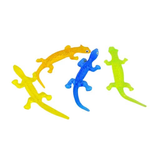 TOYANDONA 4 Stück Stretchy Lizard Dehnbares Stress Tier für Geburtstags Mitgebsel Sensorisches Entspannungs für Erwachsene Lustiges Partygeschenk Zufälliger Stil TOYANDONA 4 Stück Stretchy Lizard Dehnbares Stress Tier für Geburtstags Mitgebsel Sensorisches Entspannungs für Erwachsene Lustiges Partygeschenk Zufälliger Stil von TOYANDONA