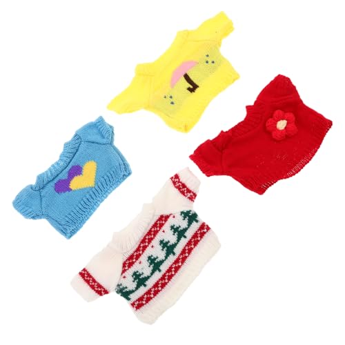 TOYANDONA 4 Stück Teiliges Bären Puppen Outfit Weiche Hautfreundliche Kuscheltier Kleidung mit Weihnachts Herz Blumen und Regenschirm Motiven Vielseitige Austauschbare Plüschspielzeug TOYANDONA 4 Stück Teiliges Bären Puppen Outfit Weiche Hautfreundliche Kuscheltier Kleidung mit Weihnachts Herz Blumen und Regenschirm Motiven Vielseitige Austauschbare Plüschspielzeug von TOYANDONA