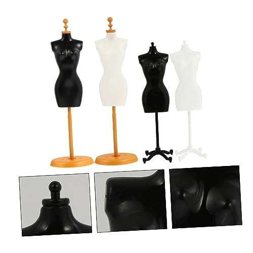 TOYANDONA 4 Stück Teiliges Mini Puppenständer Puppenkleider Halter Miniatur DIY Zubehör Puppenhaus Dekoration Sicher und Glatt für Puppenkleider Display und TOYANDONA 4 Stück Teiliges Mini Puppenständer Puppenkleider Halter Miniatur DIY Zubehör Puppenhaus Dekoration Sicher und Glatt für Puppenkleider Display und von TOYANDONA