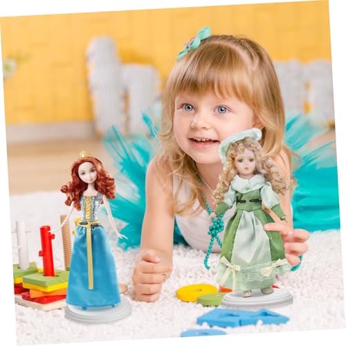 TOYANDONA 4 Stück Teiliges Puppenständer Höhe Leichter Stabiler Doll Figure Display Holder für Puppenfiguren Einfach zu Montieren für Spielzeugpräsentation und Geeignet für Kinderzimmer TOYANDONA 4 Stück Teiliges Puppenständer Höhe Leichter Stabiler Doll Figure Display Holder für Puppenfiguren Einfach zu Montieren für Spielzeugpräsentation und Geeignet für Kinderzimmer von TOYANDONA