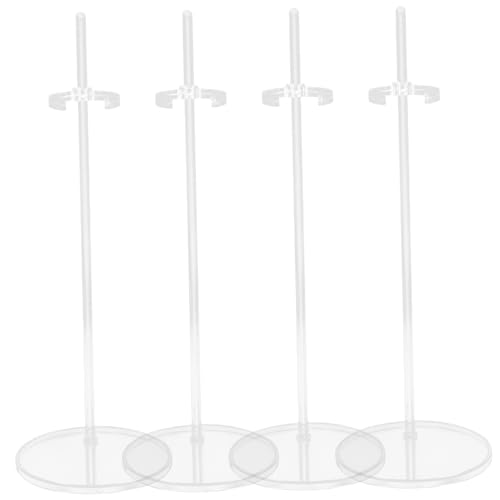 TOYANDONA 4 Stück Teiliges Puppenständer aus Transparentem Verstellbarer Doll Display Halter mit Tragkraft für Actionfiguren und Puppen Kompakt und Vielseitig für Sammler und Dekoration TOYANDONA 4 Stück Teiliges Puppenständer aus Transparentem Verstellbarer Doll Display Halter mit Tragkraft für Actionfiguren und Puppen Kompakt und Vielseitig für Sammler und Dekoration von TOYANDONA