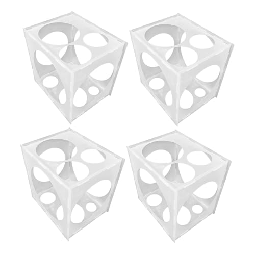 TOYANDONA 4 Stück Teiliges Transparentes Zusammenklappbares Ballon-messwürfel- Vielseitiges Messwerkzeug für Partydekorationen Geeignet für Bögen Säulen und Verschiedene Ballongrößen von TOYANDONA
