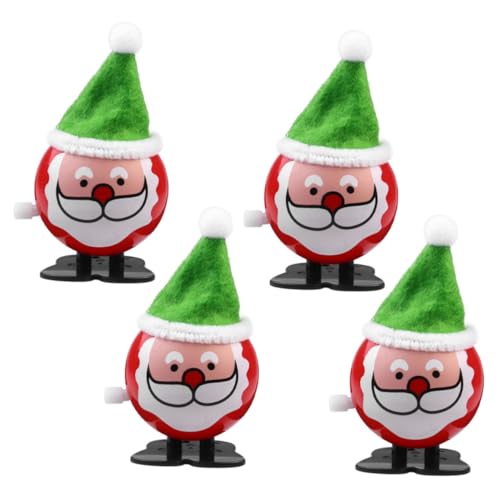 TOYANDONA 4 Stück Teiliges Weihnachts Aufziehspielzeug aus Umweltfreundlichem Santa Claus Design Sicher für Nikolausgeschenk und Weihnachts Mitgebsel für Kleine Zufällige Zufällige Farbe TOYANDONA 4 Stück Teiliges Weihnachts Aufziehspielzeug aus Umweltfreundlichem Santa Claus Design Sicher für Nikolausgeschenk und Weihnachts Mitgebsel für Kleine Zufällige Zufällige Farbe von TOYANDONA