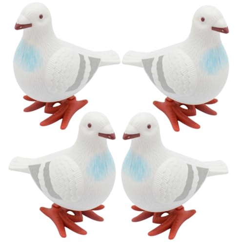 TOYANDONA 4 Stück Wind up Tauben Lustige Mechanische Laufvögel für Kleinkinder Kreative Tierfiguren Langlebige Mitgebsel für Party und Geburtstag TOYANDONA 4 Stück Wind up Tauben Lustige Mechanische Laufvögel für Kleinkinder Kreative Tierfiguren Langlebige Mitgebsel für Party und Geburtstag von TOYANDONA
