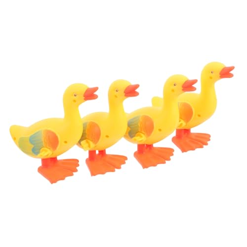 TOYANDONA 4 Stücke Hopsende Wind Up Enten für Mitgebsel für Geburtstagsfeiern Partygeschenke und Reiseunterhaltung TOYANDONA 4 Stücke Hopsende Wind Up Enten für Mitgebsel für Geburtstagsfeiern Partygeschenke und Reiseunterhaltung von TOYANDONA