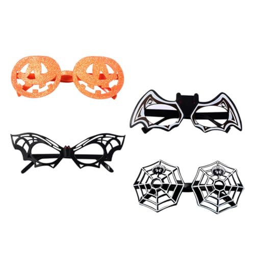 TOYANDONA 4 Stücke Kunststoff Halloween Stil Brille Schwieriges Spielzeug Gläser Für Partykostüm TOYANDONA 4 Stücke Kunststoff Halloween Stil Brille Schwieriges Spielzeug Gläser Für Partykostüm von TOYANDONA