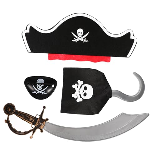 TOYANDONA 4 Teiliger Piratenanzug Piratenkostüm Halloween Kostüm Halloween Dekorationen Piratenkostüm Hut Piratenkostüm Requisiten Kapitänsanzüge Für Jungen Halloween Piratenkostüm TOYANDONA 4 Teiliger Piratenanzug Piratenkostüm Halloween Kostüm Halloween Dekorationen Piratenkostüm Hut Piratenkostüm Requisiten Kapitänsanzüge Für Jungen Halloween Piratenkostüm von TOYANDONA