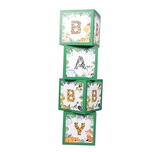 TOYANDONA 4-teilige Boxen -box Zahlenballons Babyparty-layout Dekoration Luftballonboxen Zum Geburtstag Requisiten Für Babyfotos Wald Foto -requisiten Ballonboxen Für Partys Papier Green TOYANDONA 4-teilige Boxen -box Zahlenballons Babyparty-layout Dekoration Luftballonboxen Zum Geburtstag Requisiten Für Babyfotos Wald Foto -requisiten Ballonboxen Für Partys Papier Green von TOYANDONA