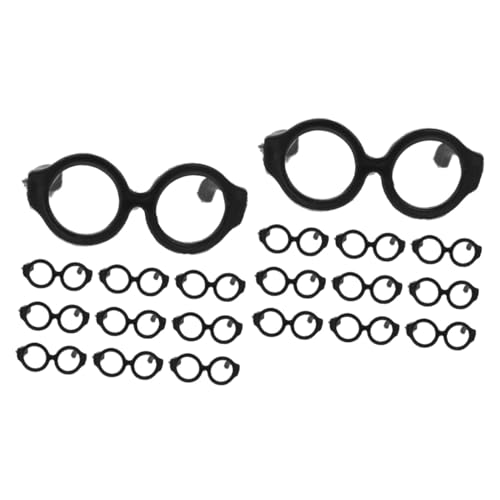 TOYANDONA 40 Stück Puppenbrillen Deko Brillen Puppenbrillen Brillen Für Puppen Mini Brillen Brillen Requisiten Für Puppen Brillen Kunststoff Zubehör Gerahmt von TOYANDONA