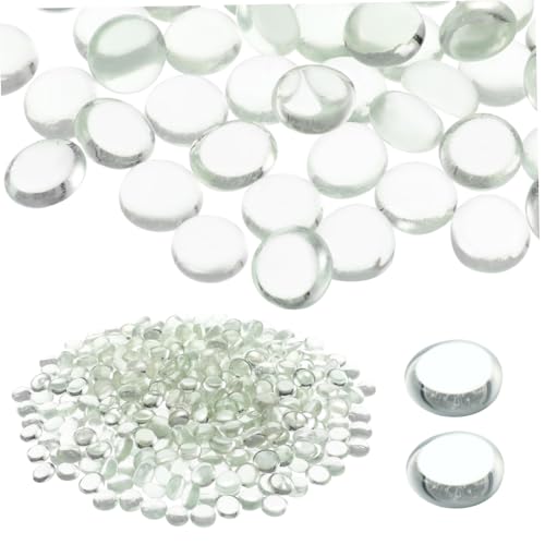 TOYANDONA 400 Stück Transparente Glasperlen Flache Marmorperlen für Aquarien Vasenfüllstoffe und Kreative Dekorationen Klare Glassteine für Mittelstücke und Kunsthandwerk TOYANDONA 400 Stück Transparente Glasperlen Flache Marmorperlen für Aquarien Vasenfüllstoffe und Kreative Dekorationen Klare Glassteine für Mittelstücke und Kunsthandwerk von TOYANDONA