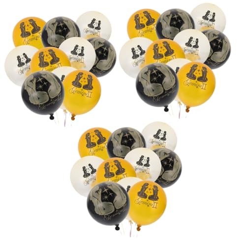 45 Stk Geburtstag Luftballons Abschlussballons Neujahrsballons Outdoor-dekor Hängende Geburtstagsballons Herzstück Tischdekoration Golddekor Haushalt Kind Alles Zum Geburtstag von TOYANDONA