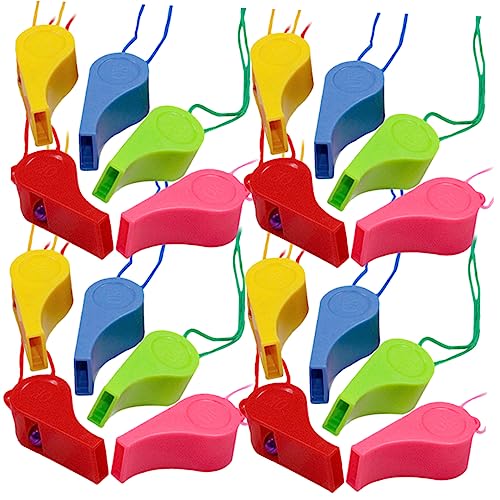 TOYANDONA 48 Stück Teiliges Trillerpfeifen aus Kunststoff mit Lanyard Schiedsrichterpfeifen für Sport Training und Partys TOYANDONA 48 Stück Teiliges Trillerpfeifen aus Kunststoff mit Lanyard Schiedsrichterpfeifen für Sport Training und Partys von TOYANDONA