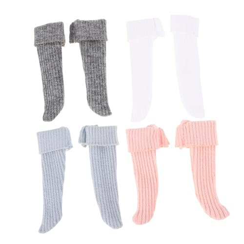 TOYANDONA 4Paare Puppensocken Farbige für Puppen für Verschiedene Outfits und Anlässe Puppenzubehör für Kleidung und Bequem für Kleine TOYANDONA 4Paare Puppensocken Farbige für Puppen für Verschiedene Outfits und Anlässe Puppenzubehör für Kleidung und Bequem für Kleine von TOYANDONA