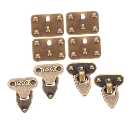 TOYANDONA 4sätze Mini-Koffer Schlösser Aus Metall Teiliges Für -projekte Für Puppen Schmuckkästchen Und Reisekoffer Einfache Installation Und Vielseitige Verwendung von TOYANDONA
