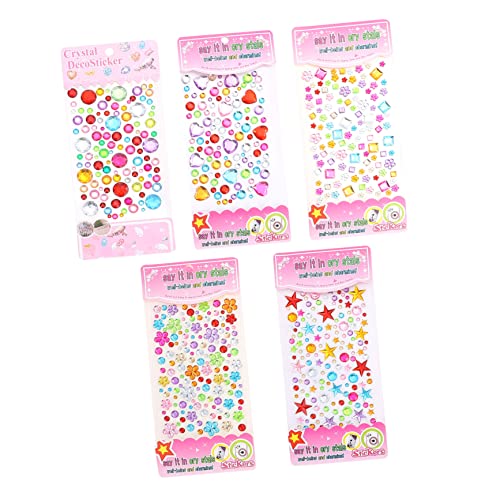 TOYANDONA 5 Blätter Aufkleber Aus Acryl Flatback-diamanten Edelsteine Aufkleber Stick Flatback Strasssteine Acryl-Flatback-Edelsteine Handgefertigte Accessoires Bastelzubehör Selber TOYANDONA 5 Blätter Aufkleber Aus Acryl Flatback-diamanten Edelsteine Aufkleber Stick Flatback Strasssteine Acryl-Flatback-Edelsteine Handgefertigte Accessoires Bastelzubehör Selber von TOYANDONA