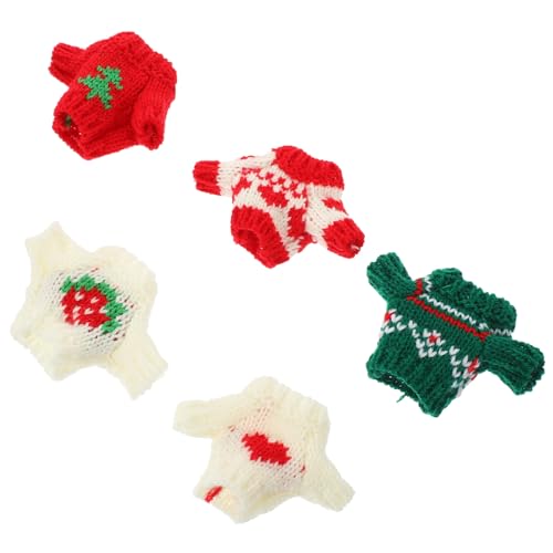 TOYANDONA 5 STK Anziehpullover für Vinylpuppen Plüschpuppe Zubehör für Babypuppen puppenkleidung Puppen Kleidung Puppen-Winterpullover Pullover zum Verkleiden der Puppe Baumwolle TOYANDONA 5 STK Anziehpullover für Vinylpuppen Plüschpuppe Zubehör für Babypuppen puppenkleidung Puppen Kleidung Puppen-Winterpullover Pullover zum Verkleiden der Puppe Baumwolle von TOYANDONA