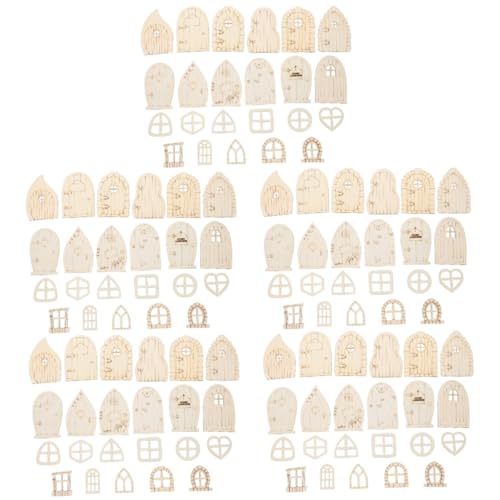 TOYANDONA 5 Sätze Feenhafte Gartentür Dekoration Holzmöbel Blanko Holztür Bastelset Für Holztür Holztürchen Türen Gartenbaum Feentür Puppenhaus Holztür Sperrholz Khaki 96 Stück * 5 TOYANDONA 5 Sätze Feenhafte Gartentür Dekoration Holzmöbel Blanko Holztür Bastelset Für Holztür Holztürchen Türen Gartenbaum Feentür Puppenhaus Holztür Sperrholz Khaki 96 Stück * 5 von TOYANDONA
