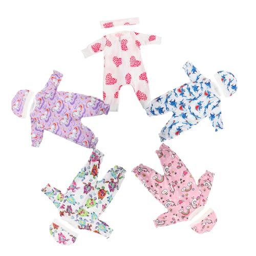 TOYANDONA 5 Sätze Puppenkleidung Puppenaccessoires Puppen Kleidung Puppenmode Wechselkleidung Puppen Puppenzubehör Babypuppen-Outfits Anziehpuppe Puppenhauszubehör Stoff TOYANDONA 5 Sätze Puppenkleidung Puppenaccessoires Puppen Kleidung Puppenmode Wechselkleidung Puppen Puppenzubehör Babypuppen-Outfits Anziehpuppe Puppenhauszubehör Stoff von TOYANDONA