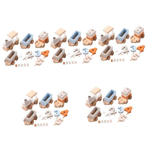 TOYANDONA 5 Sätze Zug holzspielzeug für hühner the train für kleinkinder Zahleneisenbahnspielzeug Kinderspielzeug hölzern Light Brown TOYANDONA 5 Sätze Zug holzspielzeug für hühner the train für kleinkinder Zahleneisenbahnspielzeug Kinderspielzeug hölzern Light Brown von TOYANDONA