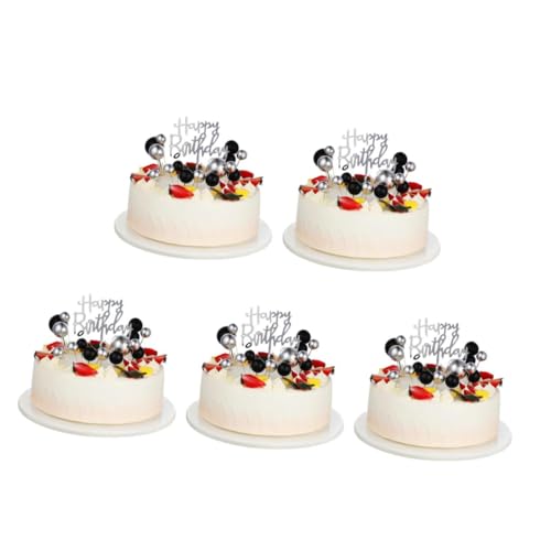 TOYANDONA 5 Sätze schwarzgoldene Kuchendekoration Kuchenbällchen-Topper-Dekorationen Kucheneinsatz-Topper-Dekoration kuchen dekoration Tortenkugel Dekoration silberner Tortenaufsatz Papier TOYANDONA 5 Sätze schwarzgoldene Kuchendekoration Kuchenbällchen-Topper-Dekorationen Kucheneinsatz-Topper-Dekoration kuchen dekoration Tortenkugel Dekoration silberner Tortenaufsatz Papier von TOYANDONA