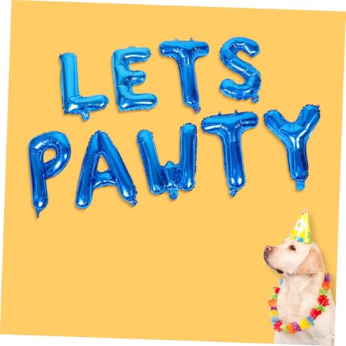 TOYANDONA 5 Sets Welpenparty Dekorationen Pfotenparty Dekoration Welpenparty Ballon Hundegeburtstagsdekorationen Haustiergeburtstagsballons Haustiergeburtstagsballons Pfotenballons von TOYANDONA