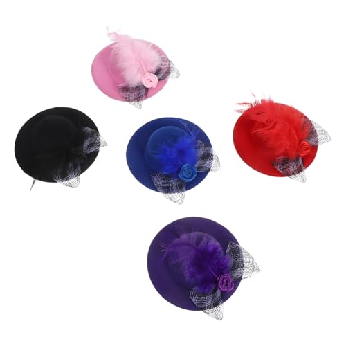 TOYANDONA 5 Stück Anziehhüte Mini Zylinder Schwarze Mini Zylinder Großpackung Dekorationshut Puppenhut Puppenfilzhüte Filz Ornamentkappen Kleine Hüte Zum Basteln TOYANDONA 5 Stück Anziehhüte Mini Zylinder Schwarze Mini Zylinder Großpackung Dekorationshut Puppenhut Puppenfilzhüte Filz Ornamentkappen Kleine Hüte Zum Basteln von TOYANDONA