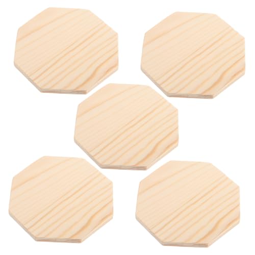 TOYANDONA 5 Stück Blumentopf Tablett unvollendete sechseckige Untersetzer Geometrischer Pflanzer Coaster Pflanzenuntersetzer aus Holz Hexagon Craft Coasters hölzern Beige TOYANDONA 5 Stück Blumentopf Tablett unvollendete sechseckige Untersetzer Geometrischer Pflanzer Coaster Pflanzenuntersetzer aus Holz Hexagon Craft Coasters hölzern Beige von TOYANDONA