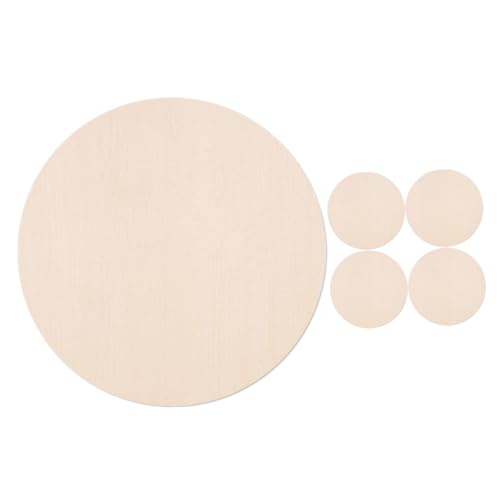 TOYANDONA 5 Stück Holzscheibenplatte Unvollendete Kreise Weihnachtswandtafel Runde Ausschnitte Weihnachtsdekorationen Tischdekoration Ausschnitte Holzscheiben Diy -holzhandwerk Beige Pappel TOYANDONA 5 Stück Holzscheibenplatte Unvollendete Kreise Weihnachtswandtafel Runde Ausschnitte Weihnachtsdekorationen Tischdekoration Ausschnitte Holzscheiben Diy -holzhandwerk Beige Pappel von TOYANDONA
