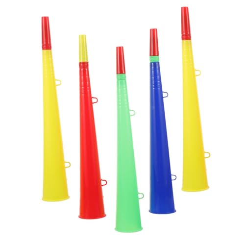 TOYANDONA 5 Stück Lautsprecher Aus Kunststoff Klatschen Krachmacher Für Sportveranstaltungen Lautes Tassenhorn Geräuschmacher -trompete Fan-horn Stöhnen Rohr Party-horn Plastik TOYANDONA 5 Stück Lautsprecher Aus Kunststoff Klatschen Krachmacher Für Sportveranstaltungen Lautes Tassenhorn Geräuschmacher -trompete Fan-horn Stöhnen Rohr Party-horn Plastik von TOYANDONA