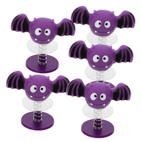 TOYANDONA 5 Stück Sprungspielzeug für Cartoon Halloween Spielzeuge Tragbare und Leichte Spring Spielzeuge für Halloween Partytüten und von TOYANDONA
