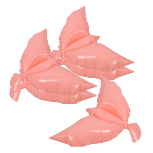 TOYANDONA 5 Stück Taube Ballon abschlussfeier dekoration Ballonpumpe irisierend Neonballons Ballongirlande wasserballon Hochzeit Taube Luftballons Dekorative Luftballons Aluminiumfolie Rosa von TOYANDONA