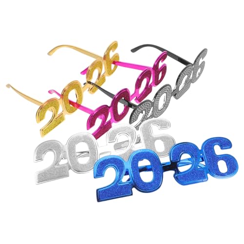 TOYANDONA 5 Stück Teiliges Glitzer Zahlenbrille aus Robustem Pc Material Unzerbrechlich und Farbecht Modisch für Silvester Abschlussfeiern Geburtstage und Festliche Fotokabinen Requisiten TOYANDONA 5 Stück Teiliges Glitzer Zahlenbrille aus Robustem Pc Material Unzerbrechlich und Farbecht Modisch für Silvester Abschlussfeiern Geburtstage und Festliche Fotokabinen Requisiten von TOYANDONA