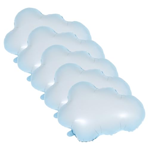 TOYANDONA 5 Stück Wolkenballon Partyzubehör Geburtstag Luftballons Dusche Wolkenfolienballons artifical cloud cloude Kindergeburtstag Ballons Dekorationen Ballondekor Aluminiumfolie Sky-blue TOYANDONA 5 Stück Wolkenballon Partyzubehör Geburtstag Luftballons Dusche Wolkenfolienballons artifical cloud cloude Kindergeburtstag Ballons Dekorationen Ballondekor Aluminiumfolie Sky-blue von TOYANDONA