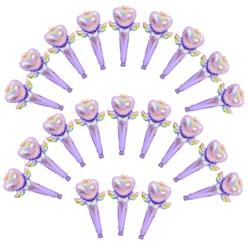 TOYANDONA 50 Stück Aufblasbarer Feenstab Ballon Steht Für Tisch Aufblasgerät Leichte Luftballons Blase Ballonfüllmaschine Ballongebläsemaschine Folienballons Quaste Violett Aluminiumfolie TOYANDONA 50 Stück Aufblasbarer Feenstab Ballon Steht Für Tisch Aufblasgerät Leichte Luftballons Blase Ballonfüllmaschine Ballongebläsemaschine Folienballons Quaste Violett Aluminiumfolie von TOYANDONA