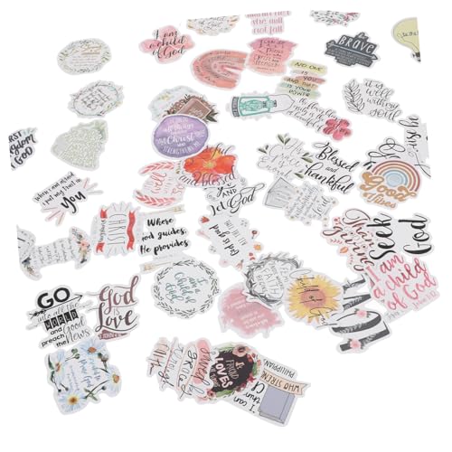 TOYANDONA 50 Stück Jesus Aufkleber Spirituelle Dekoration Vinyl Sticker für Laptop Fahrrad Wasserflasche Scrapbook Journal Bulk Stickers für Klasse TOYANDONA 50 Stück Jesus Aufkleber Spirituelle Dekoration Vinyl Sticker für Laptop Fahrrad Wasserflasche Scrapbook Journal Bulk Stickers für Klasse von TOYANDONA