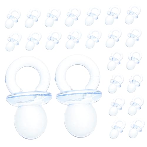 TOYANDONA 50 Stück Mini aus Kunststoff Shower Deko Junge Party Tischstreuer Spiel Zubehör für Babyparty Jungen Dekorationen Sichere Deko von TOYANDONA