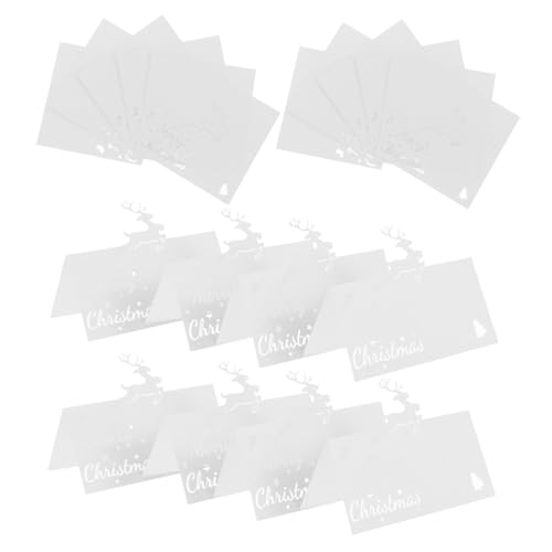 TOYANDONA 50 Stück Sitzkarten Für Feiertagspartys Namenskarten Für Tischdekoration Weihnachtstischkarten Hochzeitstischkarten Für Tischdekoration Namenstischkarten Leere Sitzkarten TOYANDONA 50 Stück Sitzkarten Für Feiertagspartys Namenskarten Für Tischdekoration Weihnachtstischkarten Hochzeitstischkarten Für Tischdekoration Namenstischkarten Leere Sitzkarten von TOYANDONA