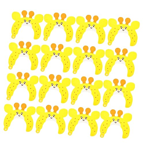 TOYANDONA 50 Stirnband Aluminiumfolie Ballon küchendekoration küchendeco Aufblasbare Giraffen-Stirnbänder Tierische aufblasbare Stirnbänder Hüte für Kinder Kinderhaube Ballon-Stirnband von TOYANDONA