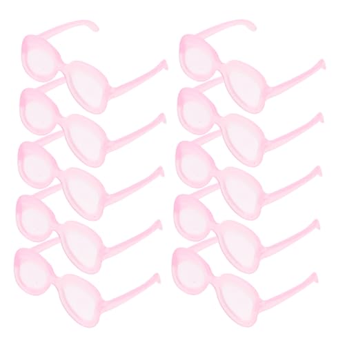 TOYANDONA 50 Stück Teiliges Mini Puppen Sonnenbrillen Bunte Kunststoff Brillen für Puppenhaus Dekoration Robuste und Vielseitige DIY Accessoires für Puppen Freunde von TOYANDONA
