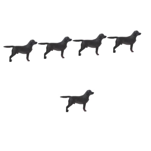 TOYANDONA 5St Hundepuppe bürodeko büro Dekoration Dog Toy Wohnkultur Hundedekoration für zu Hause Hundehandwerk der Hund Spielzeug Hündchen Modell Kind Dekorationen Plastik von TOYANDONA