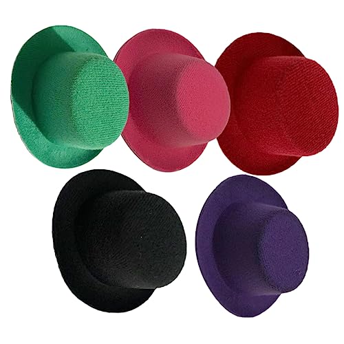 TOYANDONA 5St Mini-Zylinder Puppenzubehör Hut Mini- kleine Puppenhüte Mini-Hüte Miniaturhüte Puppenkleidung DIY Puppenhüte Puppenhut kleine Hüte basteln dekorative Minihüte Stoff TOYANDONA 5St Mini-Zylinder Puppenzubehör Hut Mini- kleine Puppenhüte Mini-Hüte Miniaturhüte Puppenkleidung DIY Puppenhüte Puppenhut kleine Hüte basteln dekorative Minihüte Stoff von TOYANDONA