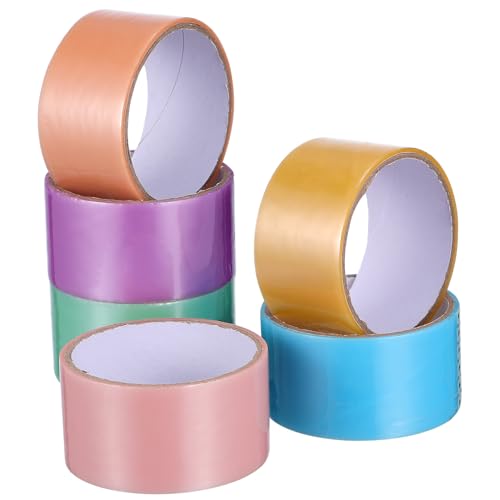 TOYANDONA 6 Rollen Bunte Klebrige DIY Tapes Farbenfrohes Lustiges Klebeband für Entspannende Bastelideen Leichte Praktische für Dekorieren und Entspannen TOYANDONA 6 Rollen Bunte Klebrige DIY Tapes Farbenfrohes Lustiges Klebeband für Entspannende Bastelideen Leichte Praktische für Dekorieren und Entspannen von TOYANDONA
