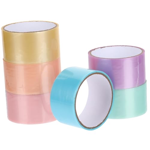 TOYANDONA 6 Rollen Farbige Sticky Ball Klebebänder Bunte DIY Sensorische Spielzeuge für Erwachsene Tragbares Leichtes Decompressions und Kreativband zum Basteln TOYANDONA 6 Rollen Farbige Sticky Ball Klebebänder Bunte DIY Sensorische Spielzeuge für Erwachsene Tragbares Leichtes Decompressions und Kreativband zum Basteln von TOYANDONA