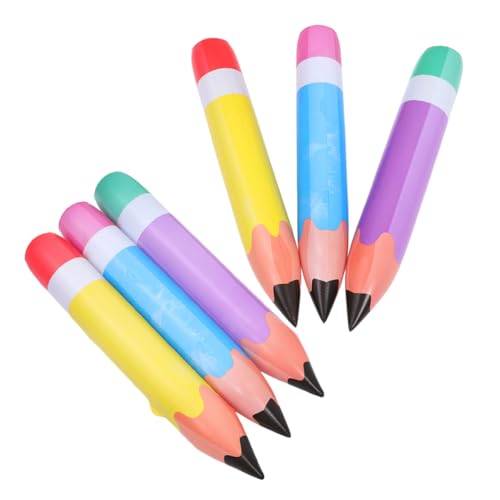 TOYANDONA 6 Stück Aufblasbare Bleistift Luftballons aus Robustem PVC Vielseitige Party und Klassenzimmerdekoration Wiederverwendbar für Schulanfang Abschlussfeier und Geburtstagsfeier TOYANDONA 6 Stück Aufblasbare Bleistift Luftballons aus Robustem PVC Vielseitige Party und Klassenzimmerdekoration Wiederverwendbar für Schulanfang Abschlussfeier und Geburtstagsfeier von TOYANDONA
