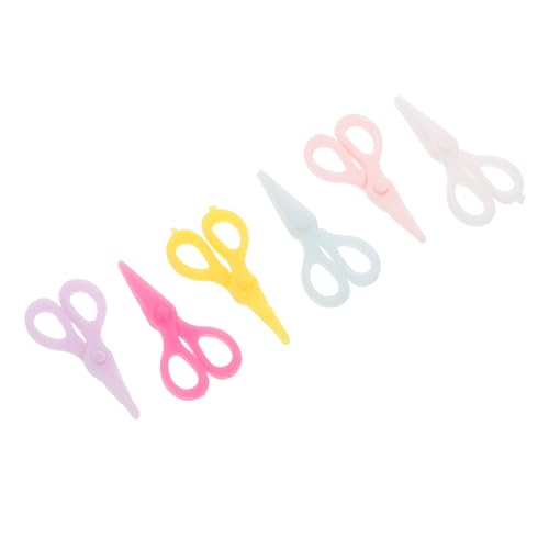 TOYANDONA 6 Stück Maßstab Realistische Mini Bastelscheren für Detailgetreues Zubehör für Sammler und Puppenhausdekoration von TOYANDONA
