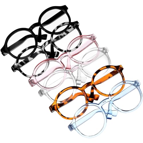 TOYANDONA 6 Stück Mini-Puppenbrillen Mini-Sonnenbrillen Für Puppen Plastikpuppen-Anziehbrillen Requisiten Brillen Puppensonnenbrillen Miniatur-Puppenhaus-Zubehör (Zufällige Farbe) von TOYANDONA