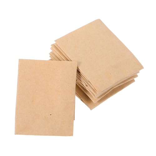 TOYANDONA 6 Stück Mini -papiertüte Miniatur-papiertüte Puppe Taschen Winzig Klein Miniaturbeutel Miniaturpapier Khaki von TOYANDONA