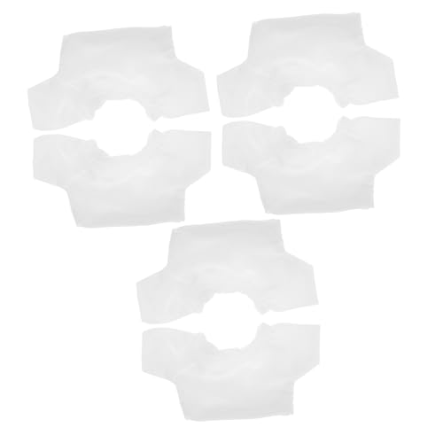 TOYANDONA 6 Stück Puppenkleidung Kohlbeet-Puppen Bärenshirt Massenpuppen Babypuppen Kleidung Tragen -Patch-kostüm Für Mädchen Riesige Plüschtiere Bärenpuppen Bärenspielzeug Weiß Stoff von TOYANDONA