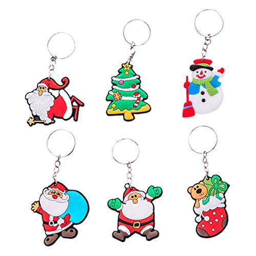 TOYANDONA 6 Stück Schlüsselanhänger Cartoon-geldbörse Goodie-bag-stuffer Tasche Anhänger-ornament Kieselgel TOYANDONA 6 Stück Schlüsselanhänger Cartoon-geldbörse Goodie-bag-stuffer Tasche Anhänger-ornament Kieselgel von TOYANDONA